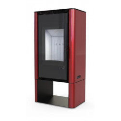 Сталева піч Defro Home SOLUM LOG Червоний Сталева піч Defro Home SOLUM LOG Червоний